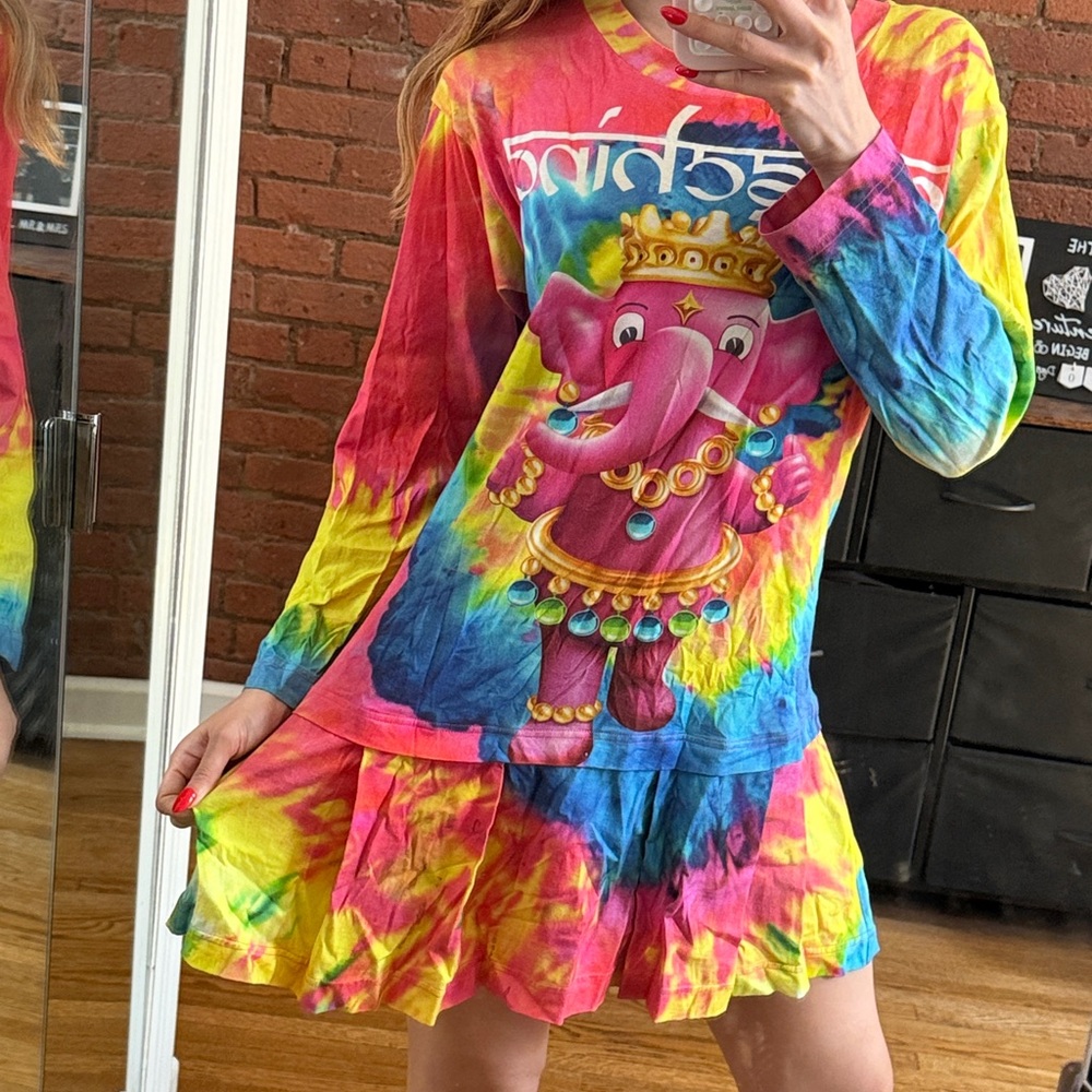 Moschino Couture Tie Dye Dress